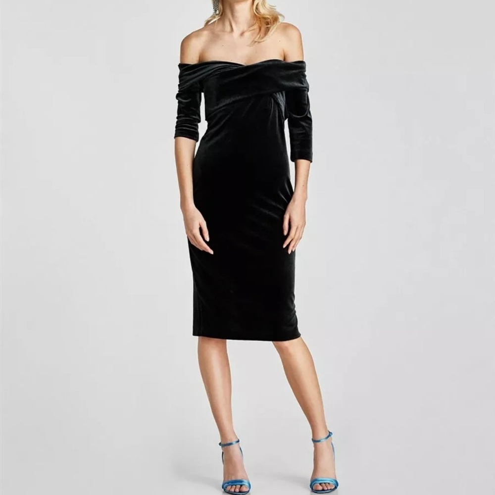 Women’s Zara Tube Dress w/ Crossover Neckline